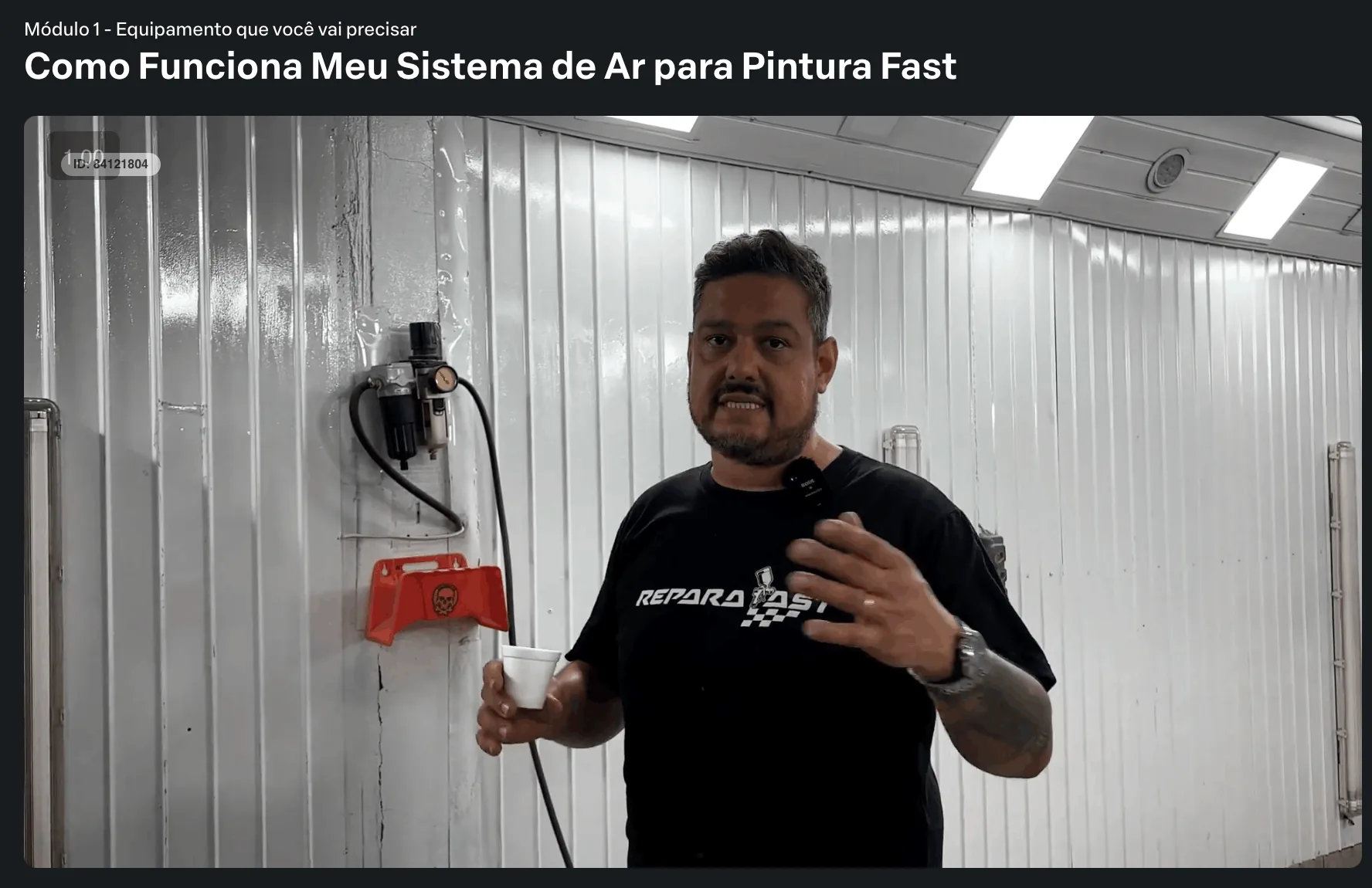 Sistema de ar do studio