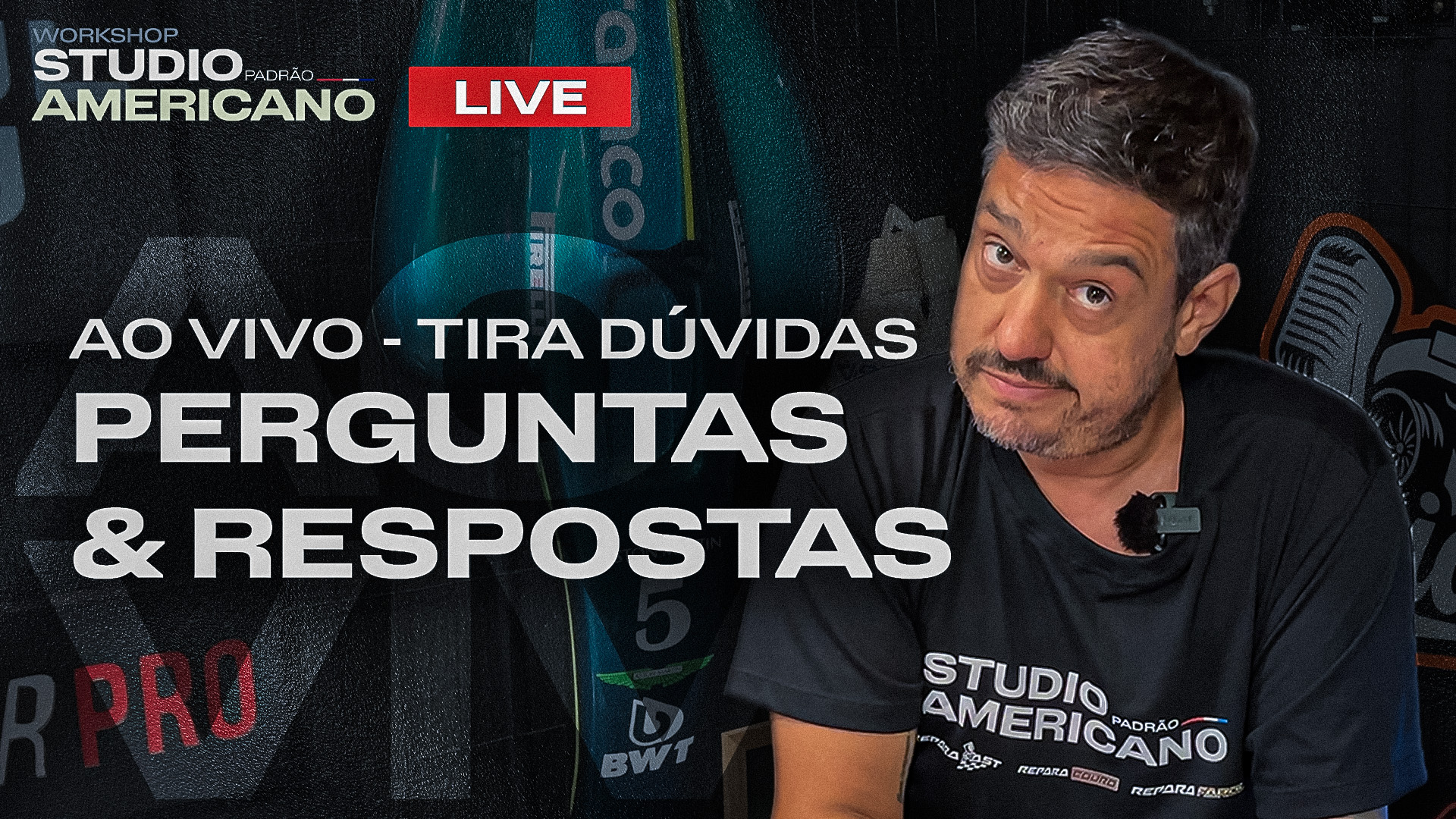 Live de perguntas e respostas