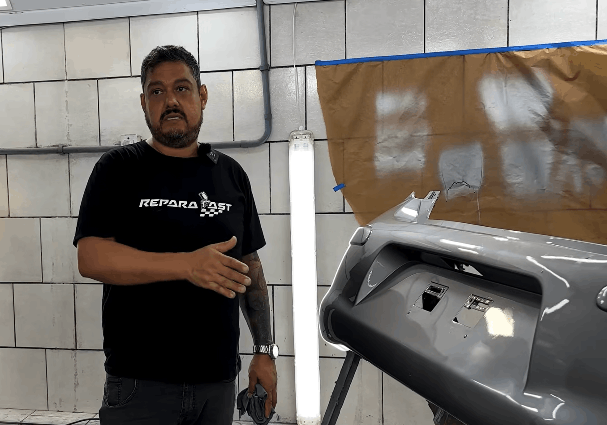 Aplicação do verniz